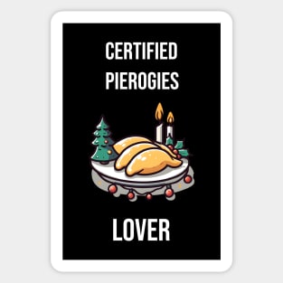 Certified Pierogies Lover Pierogi Dumplings Sticker